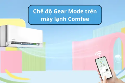 Chế độ Gear Mode trên máy lạnh Comfee: Công suất linh hoạt, chủ động tiết kiệm điện năng