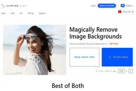 Clipping Magic - Công cụ xóa nền ảnh đỉnh cao với công nghệ AI tự động và thông minh
