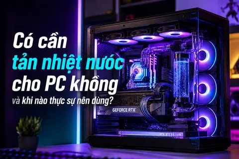 Có cần tản nhiệt nước cho PC không và khi nào thực sự nên dùng?
