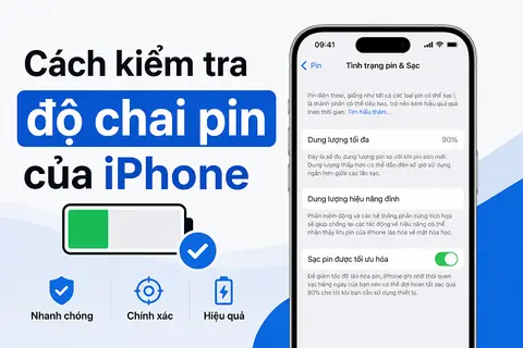 Hướng dẫn cách kiểm tra độ chai pin của iPhone cực nhanh để biết chính xác khi nào cần thay pin mới