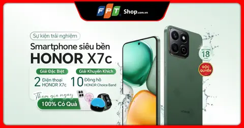 Sự kiện thử sức bền HONOR X7c: Trải nghiệm độ bền đỉnh chóp, 100% có quà!