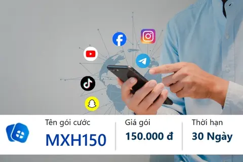 Tìm hiểu gói cước MXH150 MobiFone để thoải mái lướt Facebook, YouTube và TikTok không giới hạn