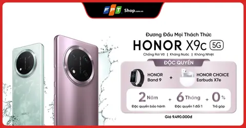 FPT Shop độc quyền HONOR X9c: Đương đầu mọi thách thức, rinh deal cực oách.