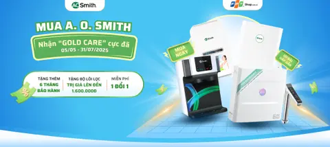 Chương trình khuyến mãi hè 2025: Ghé FPT Shop mua A. O. Smith - nhận “Gold Care”