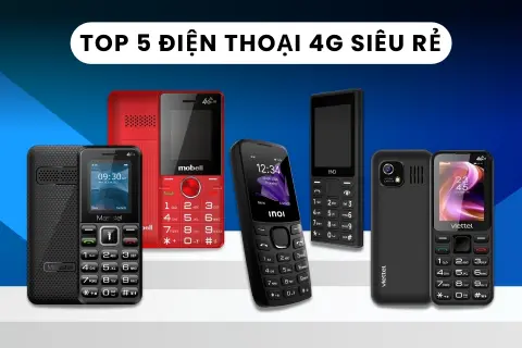 Top 5 điện thoại 4G siêu rẻ chỉ vài trăm nghìn đồng vừa lên kệ FPT Shop
