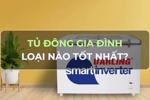 Góc giải đáp: Tủ đông gia đình loại nào tốt nhất? Điểm danh 5 loại tủ đông phù hợp với các gia đình Việt Nam