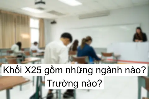 Khối X25 gồm những ngành nào? Trường nào xét tuyển và đào tạo uy tín nhất hiện nay?