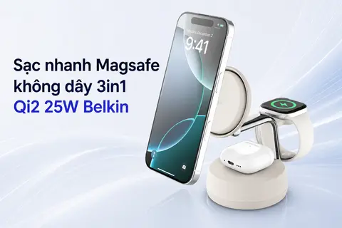 Belkin ra mắt đế sạc không dây hỗ trợ sạc nhanh Qi2.2 25W cùng công nghệ làm mát ChillBoost độc quyền