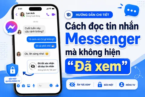 Hướng dẫn cách đọc tin nhắn Messenger mà không hiện đã xem trên điện thoại