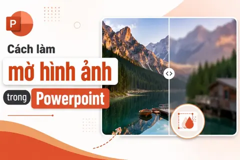 Cách làm mờ hình ảnh trong PowerPoint đơn giản nhất cho mọi phiên bản Office