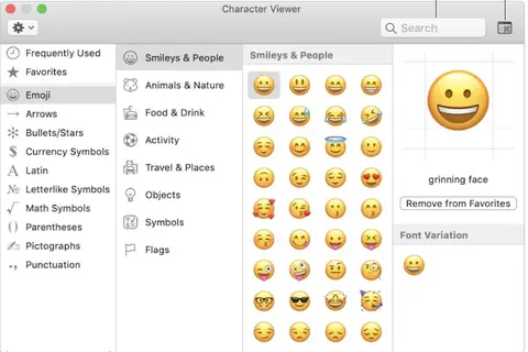 Cách sử dụng biểu tượng ẩn trên Mac OS và giải pháp xử lý triệt để lỗi phông chữ bị đóng băng