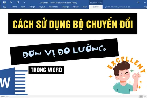 Hướng dẫn cách sử dụng bộ chuyển đổi đơn vị đo lường trong Word giúp thao tác nhanh hơn