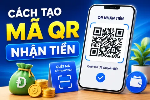 Cách tạo mã QR nhận tiền trên app ngân hàng, VietQR và ví điện tử chi tiết nhất