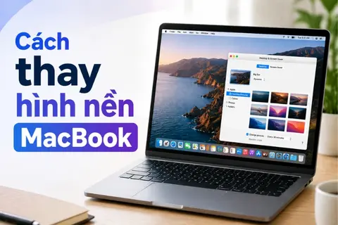 Cách thay hình nền MacBook chi tiết cho người mới, áp dụng mọi phiên bản macOS