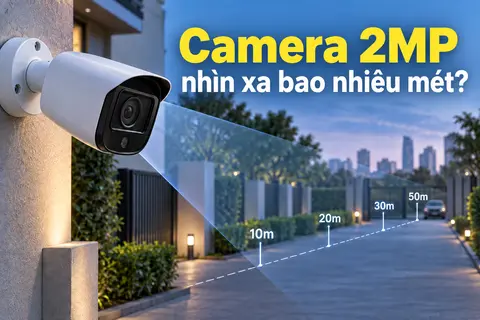 Camera 2MP nhìn xa bao nhiêu mét? Những yếu tố ảnh hưởng đến khoảng cách quan sát