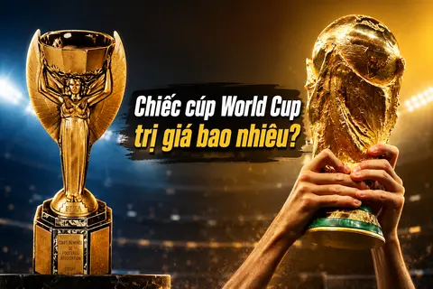 Chiếc cúp World Cup trị giá bao nhiêu? Hé lộ giá trị thật của chiếc cúp danh giá nhất làng bóng đá
