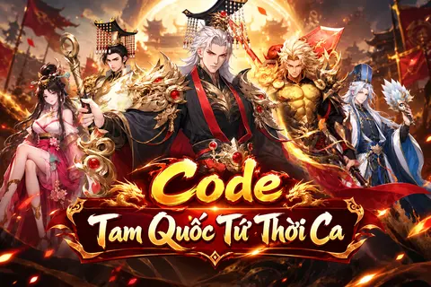 Danh sách code Tam Quốc Tứ Thời Ca mới nhất 2026: Nhập mã nhanh, nhận quà dễ dàng