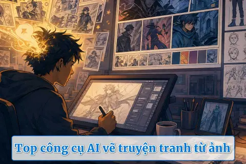 Top công cụ AI vẽ truyện tranh từ ảnh để biến ảnh đời thường thành khung truyện cực cuốn