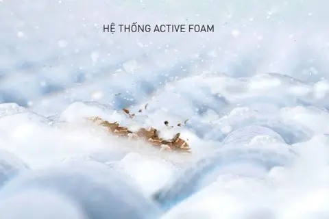 Công nghệ Active Foam trên máy giặt: Đánh tan hoàn toàn bột giặt thành bọt khí làm sạch hiệu quả