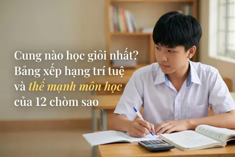Cung nào học giỏi nhất? Bảng xếp hạng trí tuệ và thế mạnh môn học của 12 chòm sao