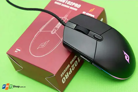 Đánh giá chuột chơi game EDRA EM6102 Pro: Thiết kế gọn nhẹ, DPI cao, chơi FPS mượt mà