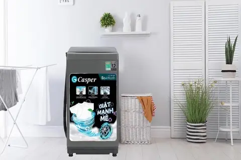 Đánh giá máy giặt Casper 8.5 Kg WT 85NG1: Thiết kế tiện dụng, đáp ứng tốt nhu cầu giặt hàng ngày