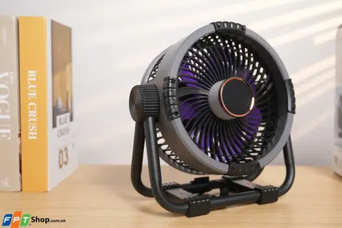 Đánh giá quạt sạc tích điện tuần hoàn không khí Tiross TS2285: Thiết kế nhỏ gọn, gió mạnh, dùng tới 15 giờ