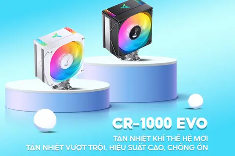 Đánh giá tản nhiệt Jonsbo CR-1000 EVO: Giải pháp tản khí gọn gàng cho PC phổ thông
