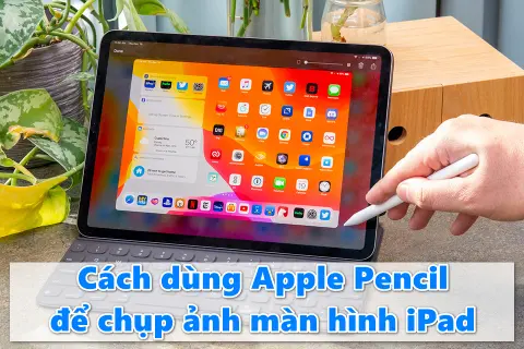 Chi tiết cách dùng Apple Pencil để chụp ảnh màn hình iPad cực nhanh và tiện lợi