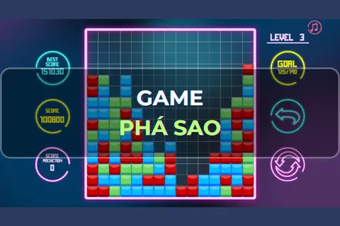 Hướng dẫn cách chơi game Phá Sao trên Game Vui - Trò chơi giải đố kinh điển, thư giãn hiệu quả không thể bỏ qua