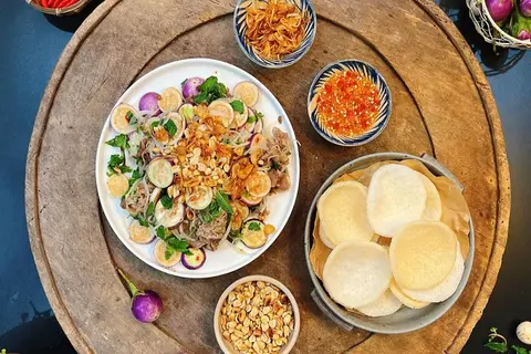 "Mục sở thị" món gỏi bò cà pháo chua ngọt giòn ngon, cách làm siêu đơn giản