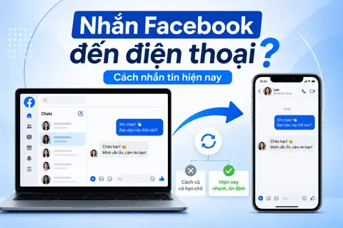 Gửi tin nhắn từ Facebook đến điện thoại còn dùng được không? Cách nhắn tin hiện nay