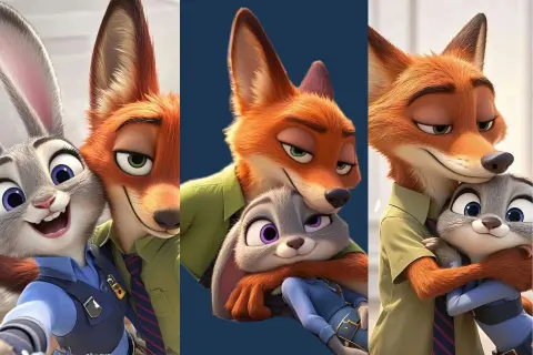 Tổng hợp 99+ hình nền ảnh Cáo và Thỏ Zootopia siêu đáng yêu, tha hồ bắt trend