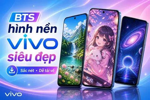 BTS hình nền vivo siêu đẹp, sắc nét và dễ tải về giúp màn hình điện thoại thêm phần nổi bật