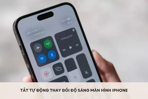 Cách tắt tự động thay đổi độ sáng màn hình iPhone để màn hình luôn hiển thị theo ý muốn