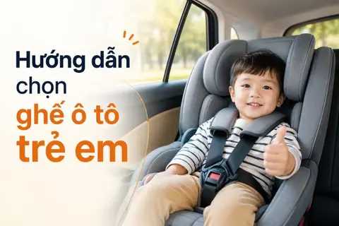 Hướng dẫn chọn ghế ô tô trẻ em đúng quy định, đảm bảo an toàn cho bé khi di chuyển