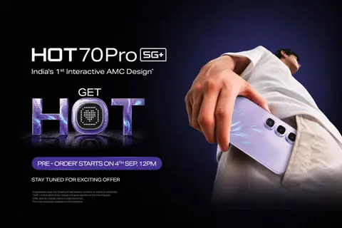 Infinix HOT 70 Pro 5G tạo khác biệt với đèn ma trận AMC, màn hình 144 Hz