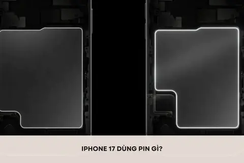 iPhone 17 dùng pin gì, có cải thiện thời lượng sử dụng so với thế hệ trước không?
