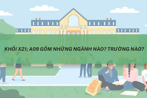 Khối X21; A09 gồm những ngành nào? Trường nào xét tuyển mới nhất 2026 - 2027