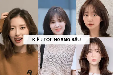 Tổng hợp các kiểu tóc ngang bầu đẹp tự nhiên, dễ chăm sóc và phù hợp với nhiều dáng khuôn mặt