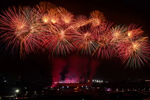 Lịch bắn pháo hoa tại sân Mỹ Đình ngày 23/1