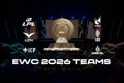 Lịch thi đấu EWC 2026 LOL mới nhất: Kết quả vòng loại và danh sách đội tham dự