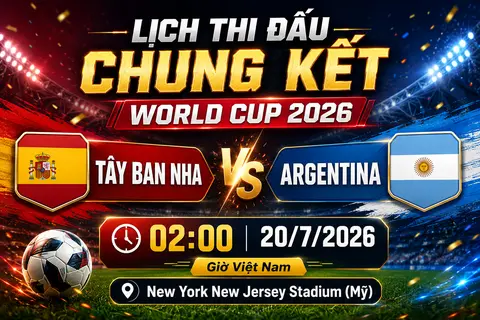 Lịch thi đấu chung kết World Cup 2026: Messi và Yamal tái ngộ sau gần 20 năm