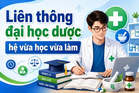 Liên thông Đại học Dược hệ vừa học vừa làm là gì? Điều kiện, thời gian học và lưu ý cần biết
