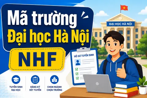 Mã trường Đại học Hà Nội là gì? Cách tra cứu mã NHF và lưu ý khi đăng ký xét tuyển đại học