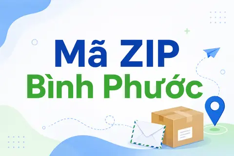 Mã ZIP Bình Phước sau sáp nhập: Tra cứu mã bưu chính mới để gửi và nhận hàng
