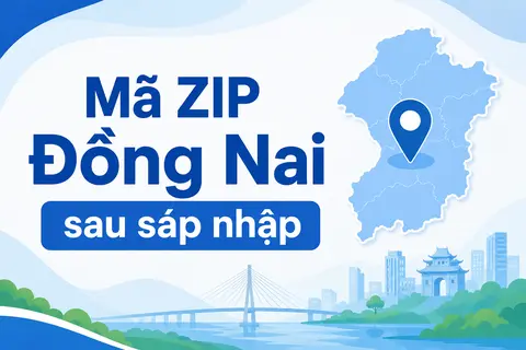 Mã ZIP Đồng Nai 2026 sau sáp nhập có thay đổi không? Cách tra cứu nhanh chóng