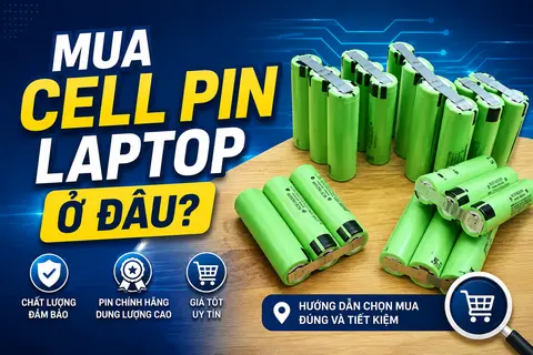 Mua cell pin laptop ở đâu an toàn? Lưu ý khi mua cell pin trên thị trường hiện nay