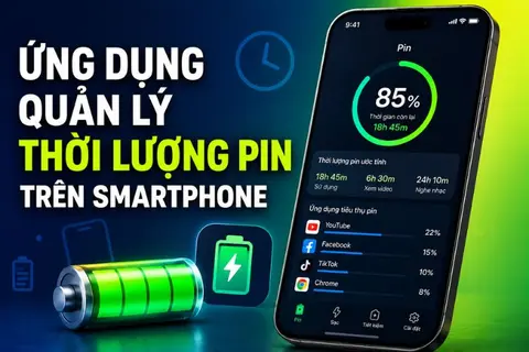 Ứng dụng quản lý thời lượng pin trên smartphone hiệu quả được yêu thích hiện nay