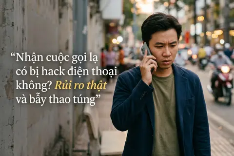 Nhận cuộc gọi lạ có bị hack điện thoại không? Rủi ro thật và bẫy thao túng